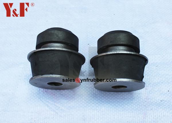 Black Anti Vibration Rubber Bushes Vehicle Suspension Body Mounts