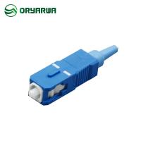 connecteur court de fibre de mode unitaire de Sc RPA de botte de 15.3mm pour le câble 900um