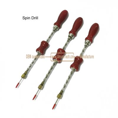 Spin Drill with Junior Tool Set for help to drill the board and complet the paint boar