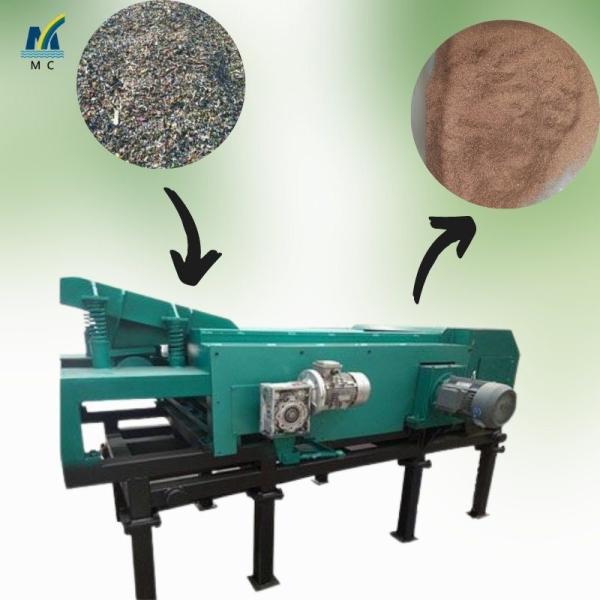 350.00cm * 130.00cm * 210.00cm Package Size Eddy Current Sorting Machine for Market