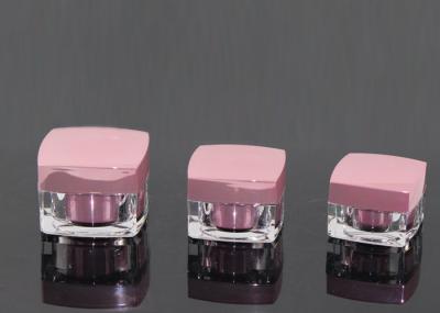 square shell transparent empty cream containers Jars 30 ml
