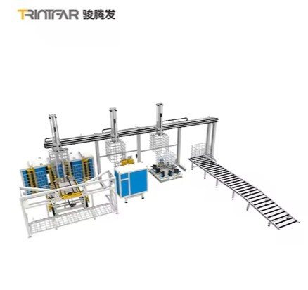 IBC ton barrel frame production line (equipped with bending machine) fully automated / automated operation guide /fully automatic ton barrel production line / factory direct production and sales equip
