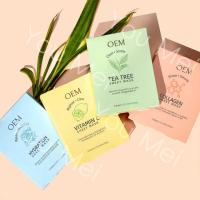 Mascarilla facial para el cuidado de la piel con colágeno y árbol de té VC, antienvejecimiento, iluminadora de la piel