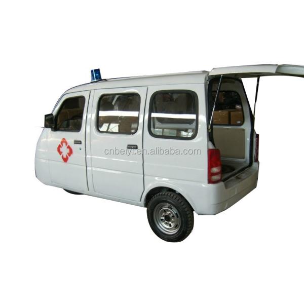 800 Вт закрытая скорая помощь Моторизованный трехколесный велосипед для 4 человек в Африке Пассажирский барабанный тормоз