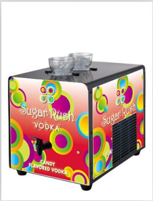 Wineplus Speedy Chilled Shot Dispenser Powder Coated Body With Decorative Sticker