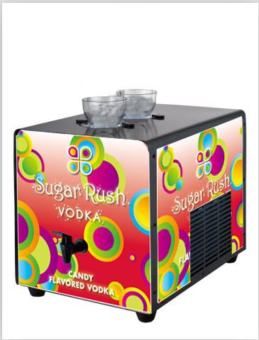 Wineplus Speedy Chilled Shot Dispenser Powder Coated Body With Decorative Sticker