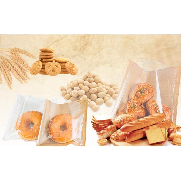 Heat-Sealable Bakery Bags Wax Paper Cookie Bags For Packaging Bag Baked Paper Bread Bags Kraft Paper Food Bags