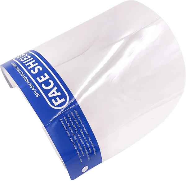 Spitting Prevent Medical Face Shield Vented Foam Design With Forehead Pad
