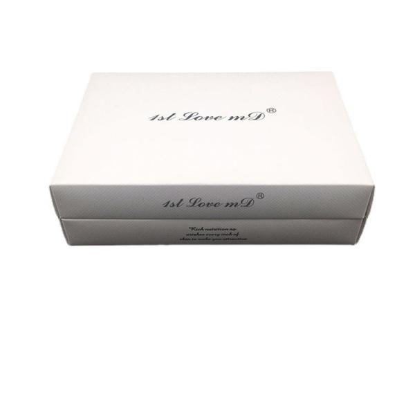 Texture Paper Gold Hot Stamp Logo Cosmetic Packaging Box with EVA Foam By Sea / Air / Express Shipping Method for Your Cosmetic Needs