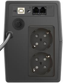 La ligne C.C interactif lève la protection 300VA 650VA 800VA de court-circuit de surcharge de système