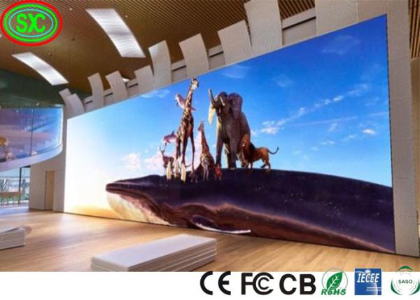 Full Color Indoor LED Die-Cast Aluminium Solid Wall Display P5 Alta Definição
