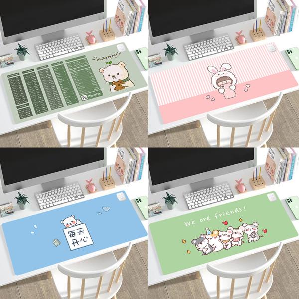 Cute Animal PU Leather Office and Home Warm Table Desk Mouse Pads Custom Heating mouse pad