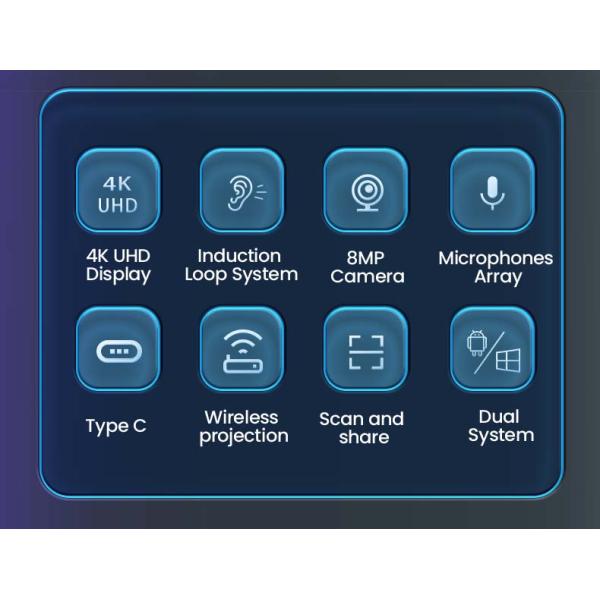 65/75/85/86/98/110 Inch LCD Display Smart Board  Electonric Board Educational Equipment Interactive White Board
