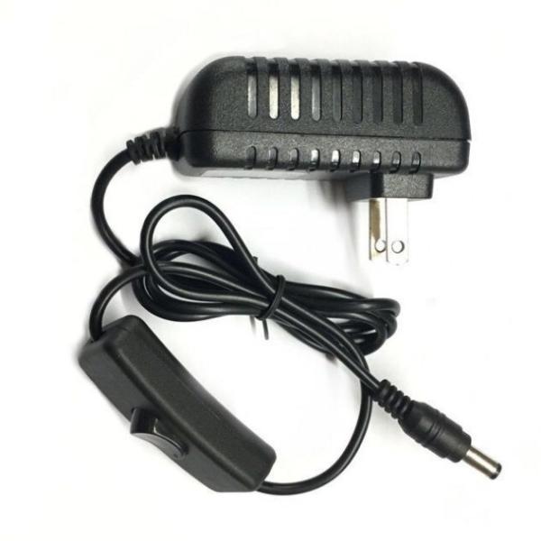 Small Size 12V 1A 12W 1000mA DC Power Adapter with Inline On/Off Switch for LED Light CCTV