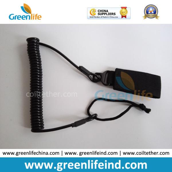 New Arrival Military Tactical Pistol Coil Lanyard Prevent Loss of Handgun