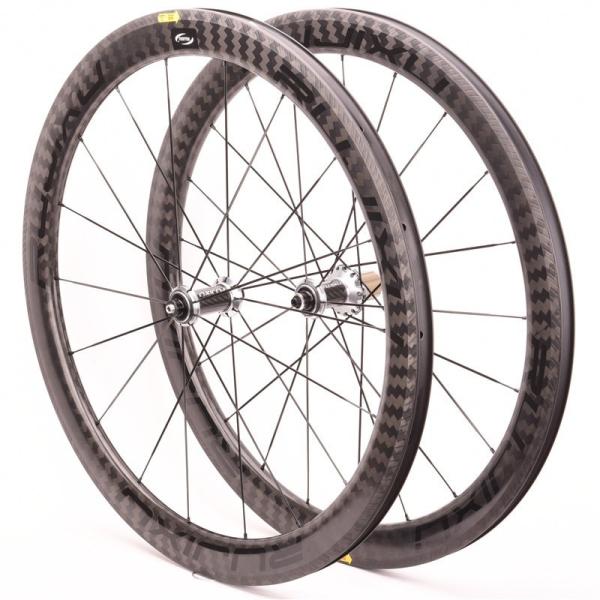 Jeu de roues de vélo en fibre de carbone 700C avec 18/21 rayons, rayons Pillar, roulements céramiques, pour cyclisme sur route