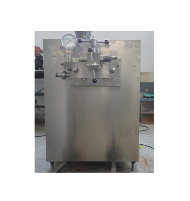 Efeito emulsionante 1500L/H Homogeneizador de sorvete duro de alta pressão para produção de iogurte