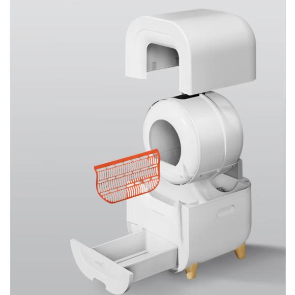 16.8/13.5kg G.W./N.W. Cat Litter Box Automatic and Self Cleaning with Accessories