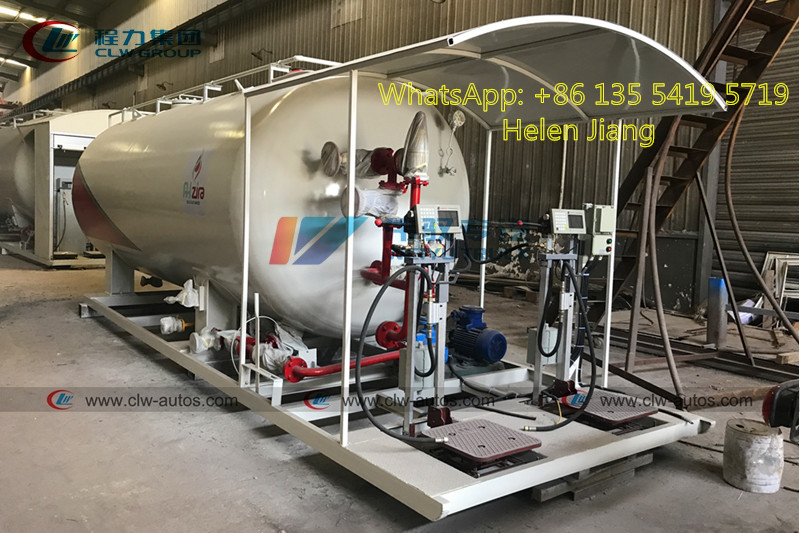 ASME взрывозащищенный мобильный LPG Refilling завод с заполняя масштабом веса 2