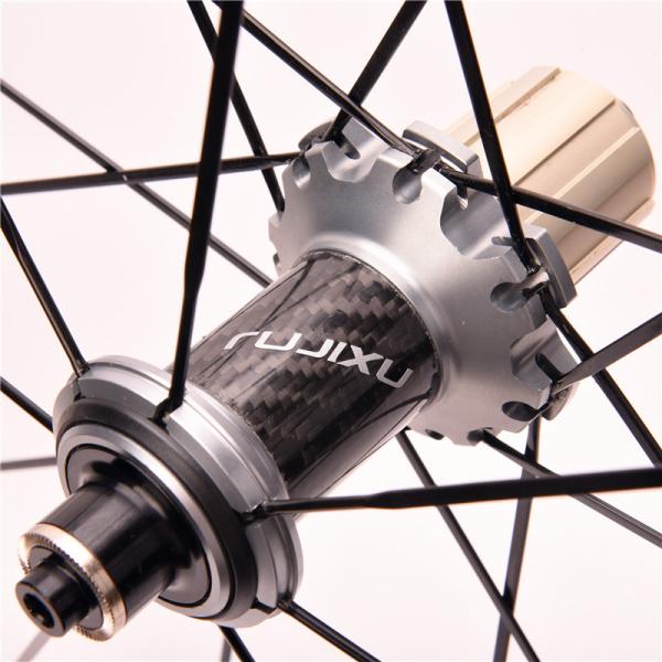 Lightweight RUJIXU 700C Wheelset Bicycle Road V Brake Clincher 18/21 Spoke Aluminum Alloy Bike Wheels for Road Commuting