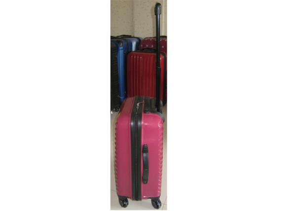 4 Wheel Hardside Luggage Sets Normal Combination Lock Framed With Plastic Handle