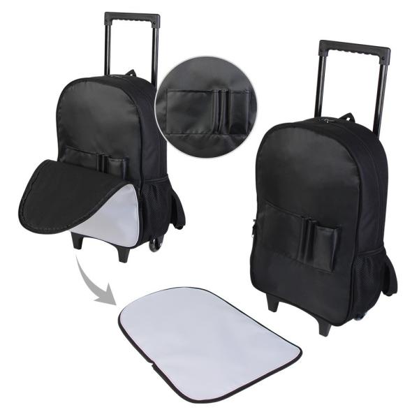 Sac à chariot multifonctionnel en blanc, de grande capacité, pour bricolage