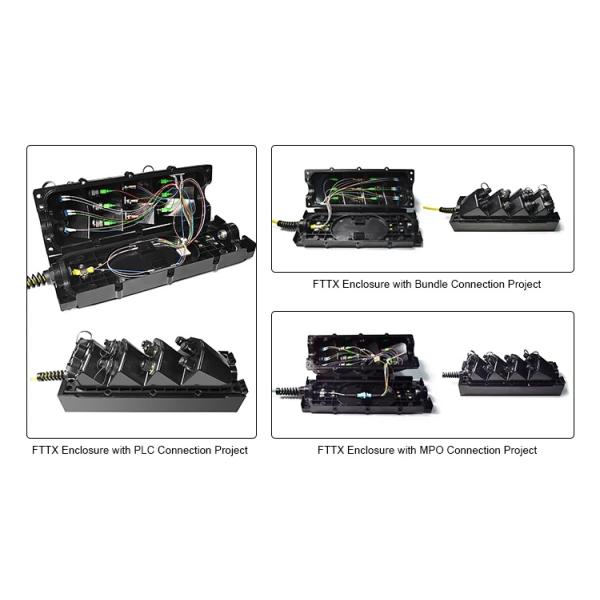 Hybrid or Non-Armoured Cable Type 8/12/24 Port IP68 Rated FTTH Optical Terminal Box