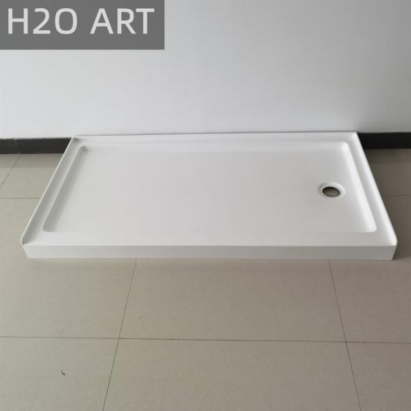 Rectangular Acrylic Shower Base 60X32 prime for Canada Market Waste Hole 95mm Dimater