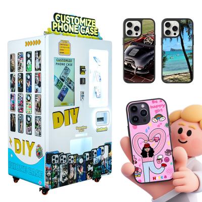 300kg White Steel Phone Case Printing Vending Machine With 1.5Pi Droplet