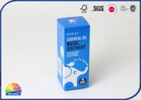 Pacote embrulhado em pomada montado carimbar caixas de papel dobráveis