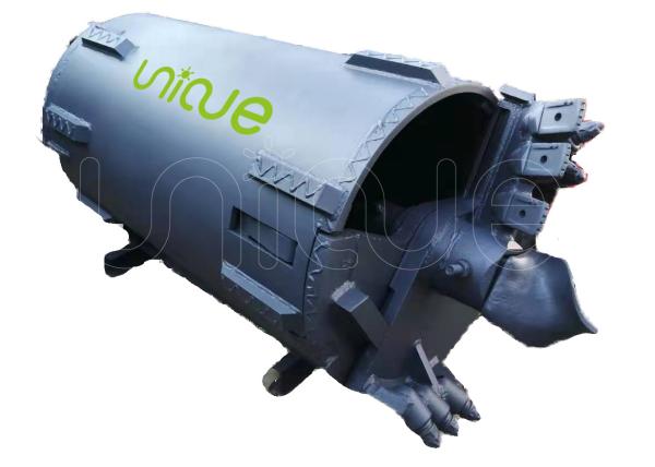 Black Color High Carbon Steel Coring Bucket For IMT MAIT Soilmec