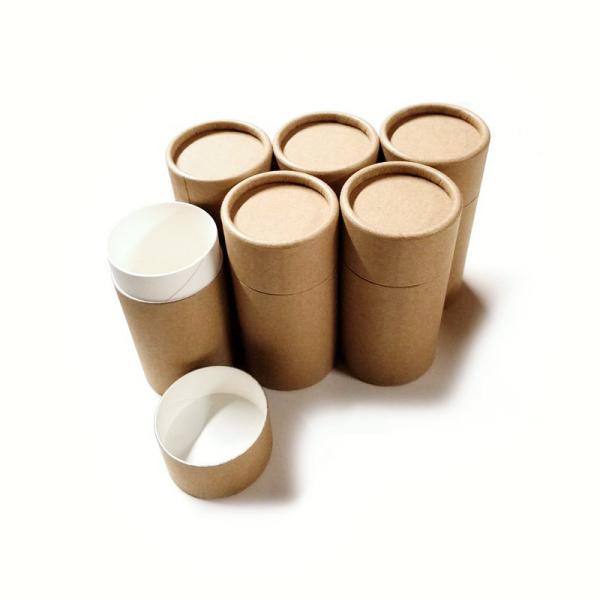 Levante a vara de desodorizante do tubo do papel do bálsamo de bordo de Brown Kraft que empacota Cylider