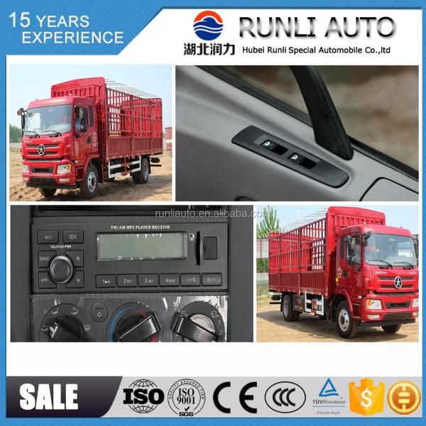 Diesel Fuel Type DAYUN Dry Van Box Truck Cow Stake Truck 4X2 Drive