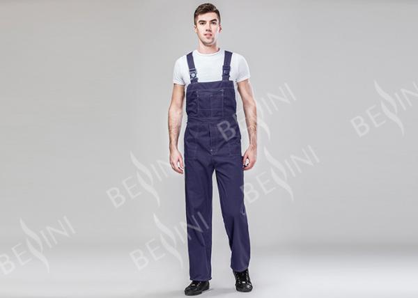 Royal Blue Mens Outdoor Work Clothes Classic Style In Oil Field