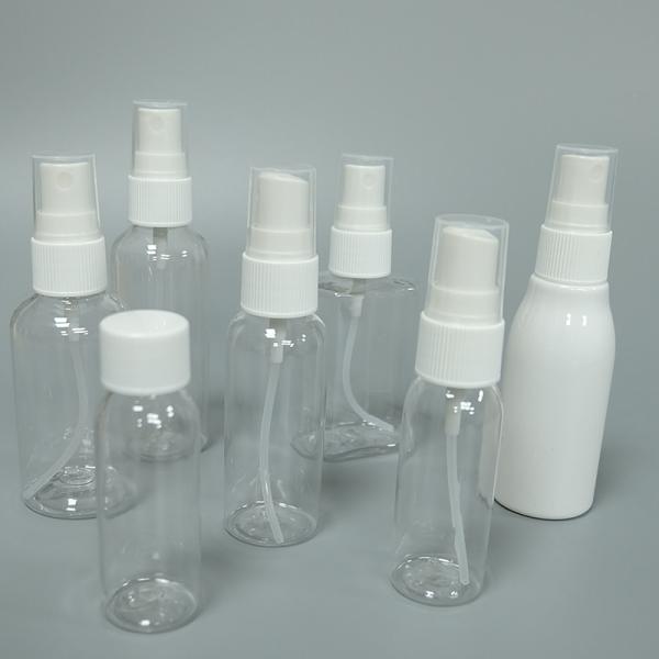 JL-PET0801  20/410 Refillable PET Wholesale Plastic Pump Bottles 50ml Cylinder