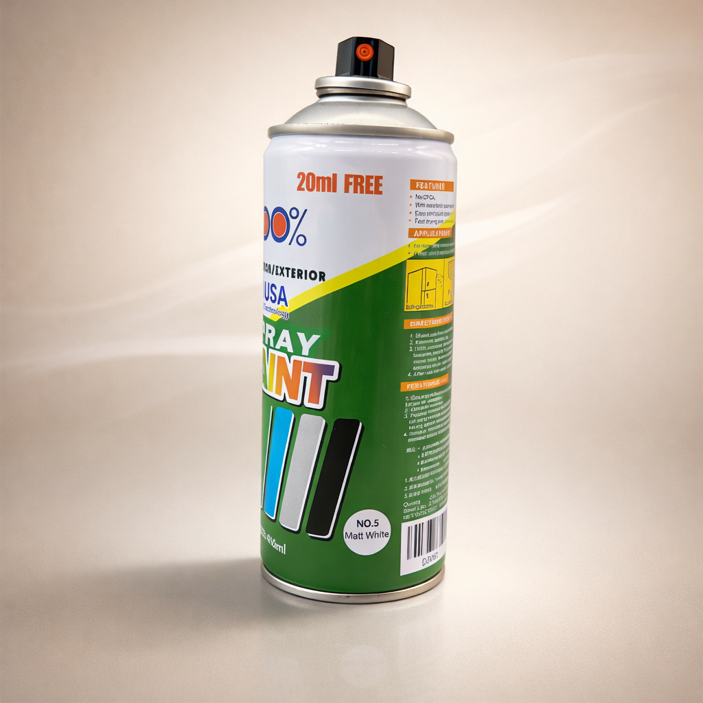 Premium Color-Coated Male Aerosol Paint Valve with Actuator