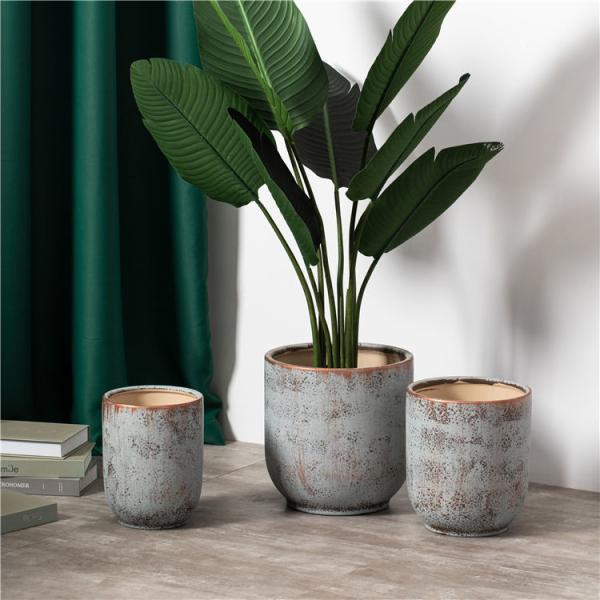 New design macetas home floor decorative planters indoor outdoor big large garden ceramic flower pots for plant