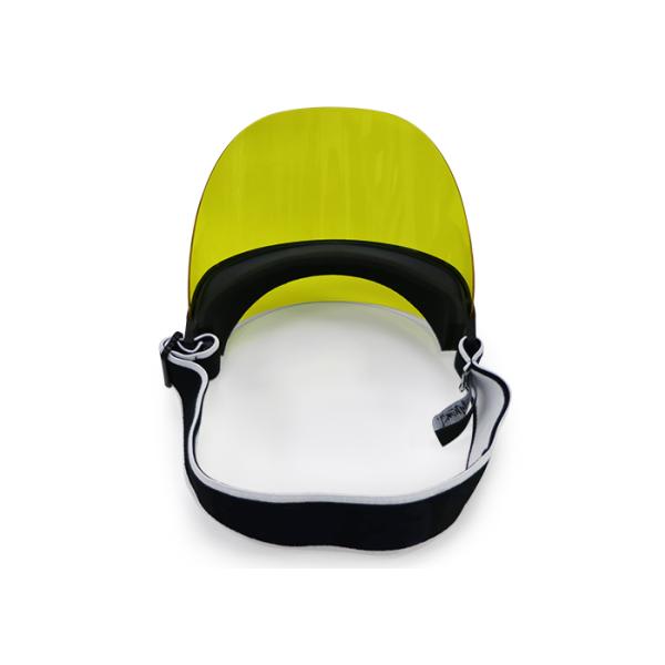 Зеленая регулируемая крышка забрала Солнца с UV50+ покрасила ленту жаккарда эластичную