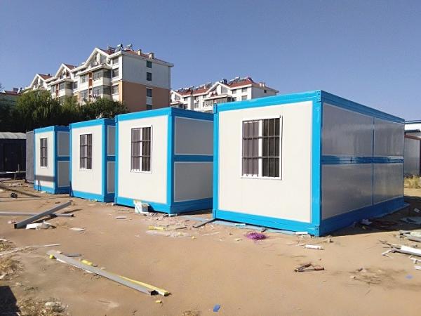 2 Bedroom Firm Folding Container House Steel Frame Material High Mobility