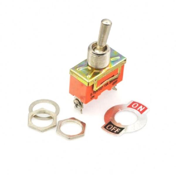 Original E-TEN1021 Rocking Head Rocker Arm Toggle Switch com abertura de 2 pés