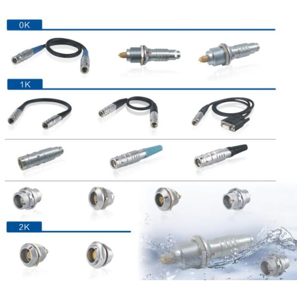 Compatible Lemo K Series 14 pin Connectors detectors Medical Cable Connector