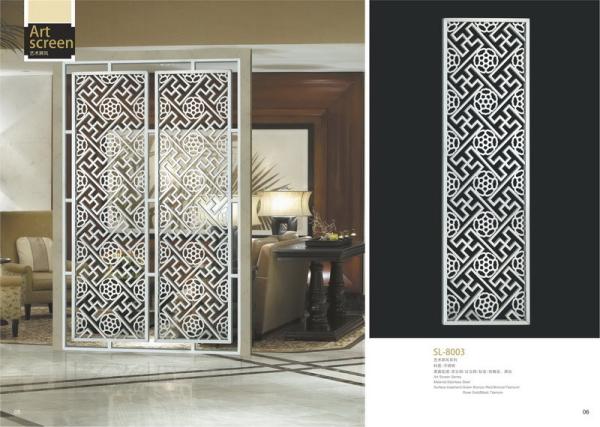 China Manufacturer Decorative Modern Design Metal Folding Screen Foom Dividers