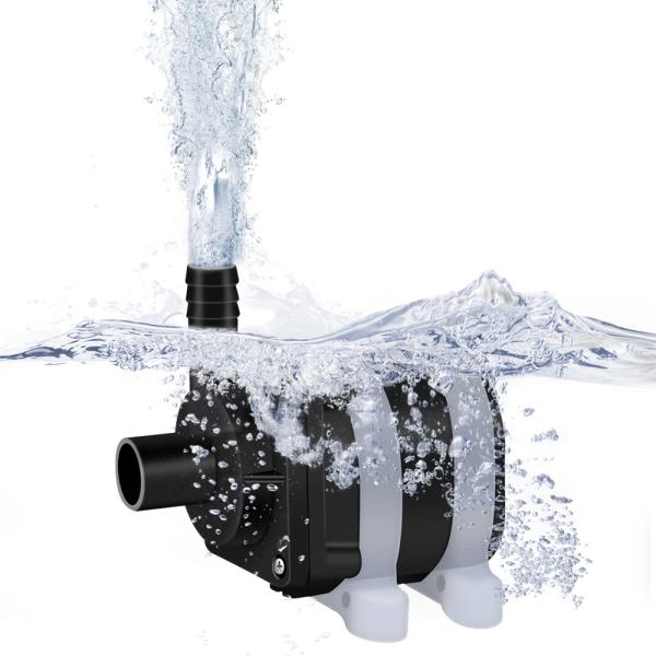 Waterproof Aquarium Water Pump With Power Cord Solar Mini Submersible Brushless