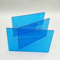 3mm Pmma azul 8mm transparente moldou o material acrílico do Signage da folha