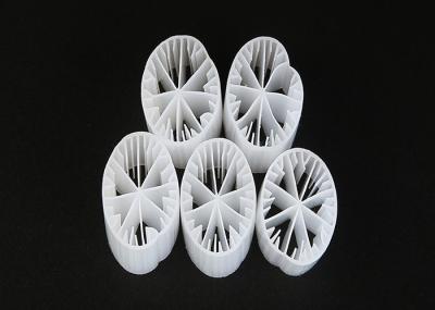 Reator plástico branco hidrófilo do Biofilm da cama movente do HDPE dos meios de filtro