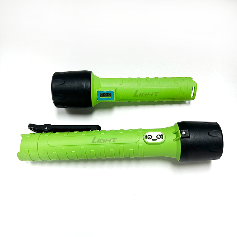 Anti-explosion USB Rechargeable LED Flashlight IP68 Water-proof High Quality Lighting Modes Hand Torch