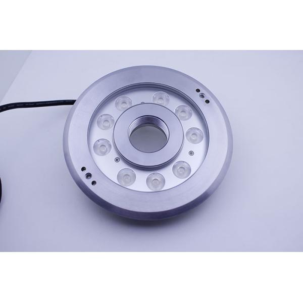 управление 27w IP68 RGBW DMX привело свет нержавеющей стали света 316 фонтана подводный