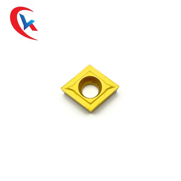 CCMT120404 Tungsten Carbide Inserts Special Chemical Coating For Steel Parts