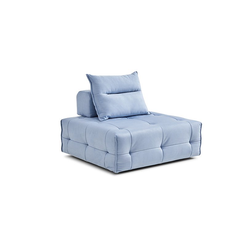 Modern Simple Frameless Square Sponge Sofa Compressed Cube Modular Sectional Bed for Villa Vacuum Combination