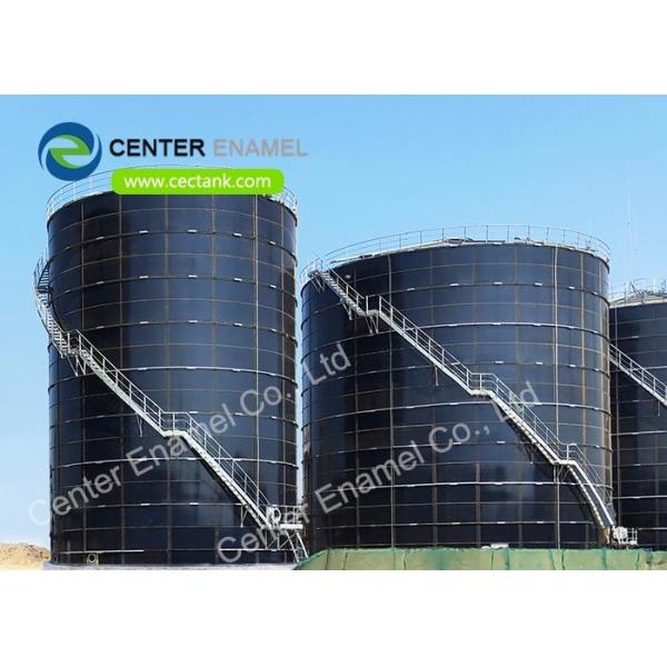 Застёгнутый стальной пожарный резервуар с мембранной крышей с химической устойчи